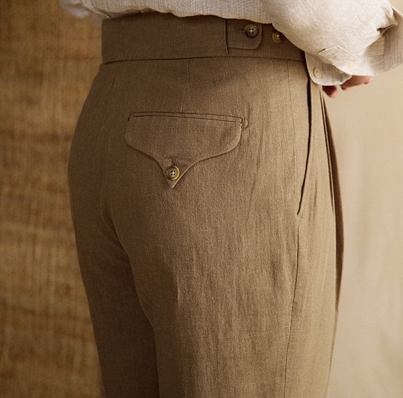 GIO ROSSI - LINEN TROUSERS