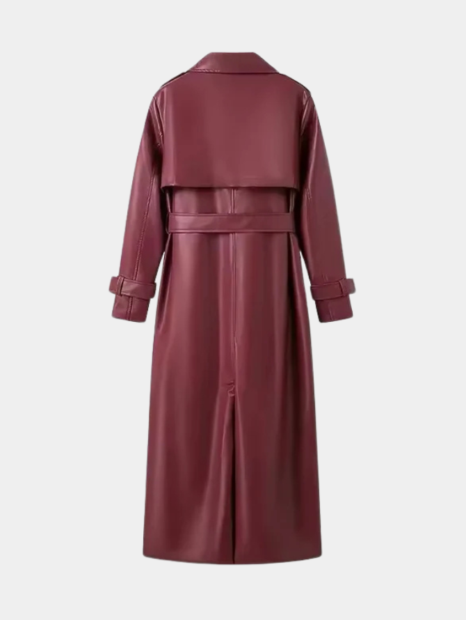 GIO ROSSI - BURGUNDY TRENCH COAT