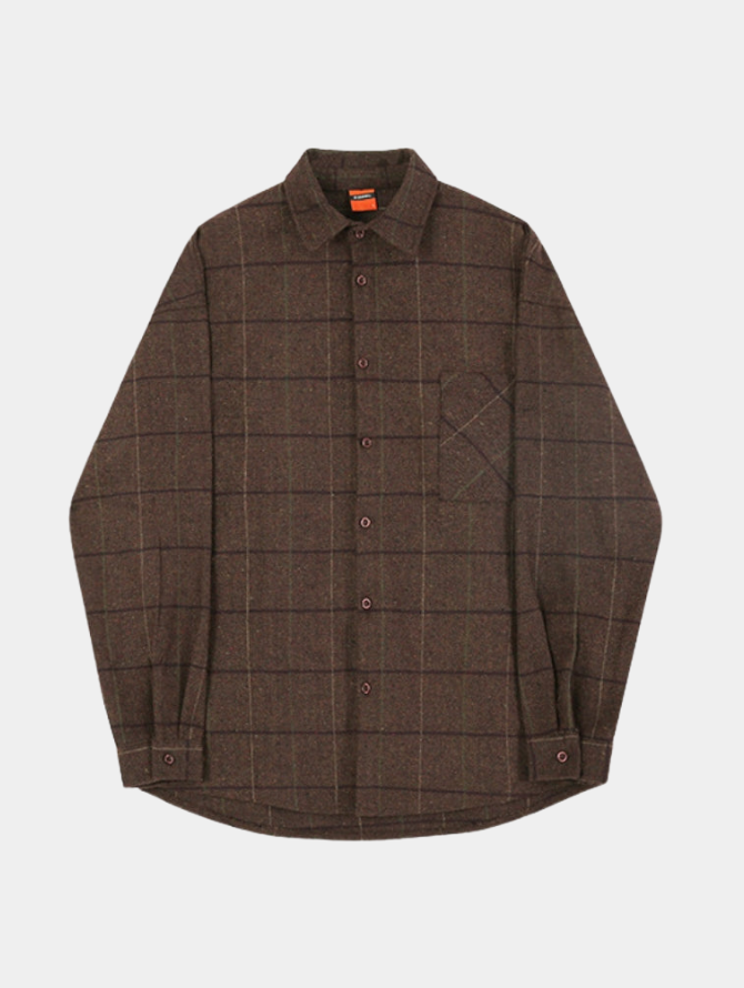 GIO ROSSI - Woolen Plaid Jacket