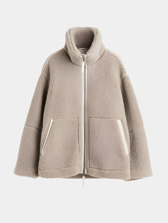 GIO ROSSI - TEDDY FLEECE JACKET