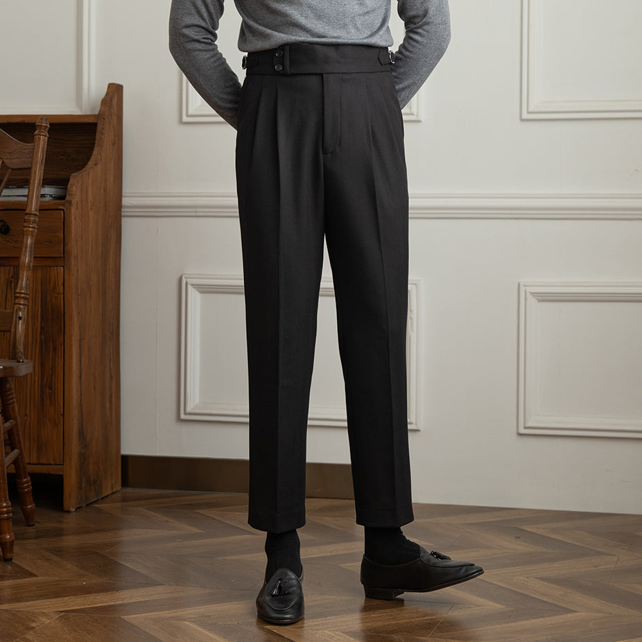 GIO ROSSI -  TAILORED WOOL TROUSERS