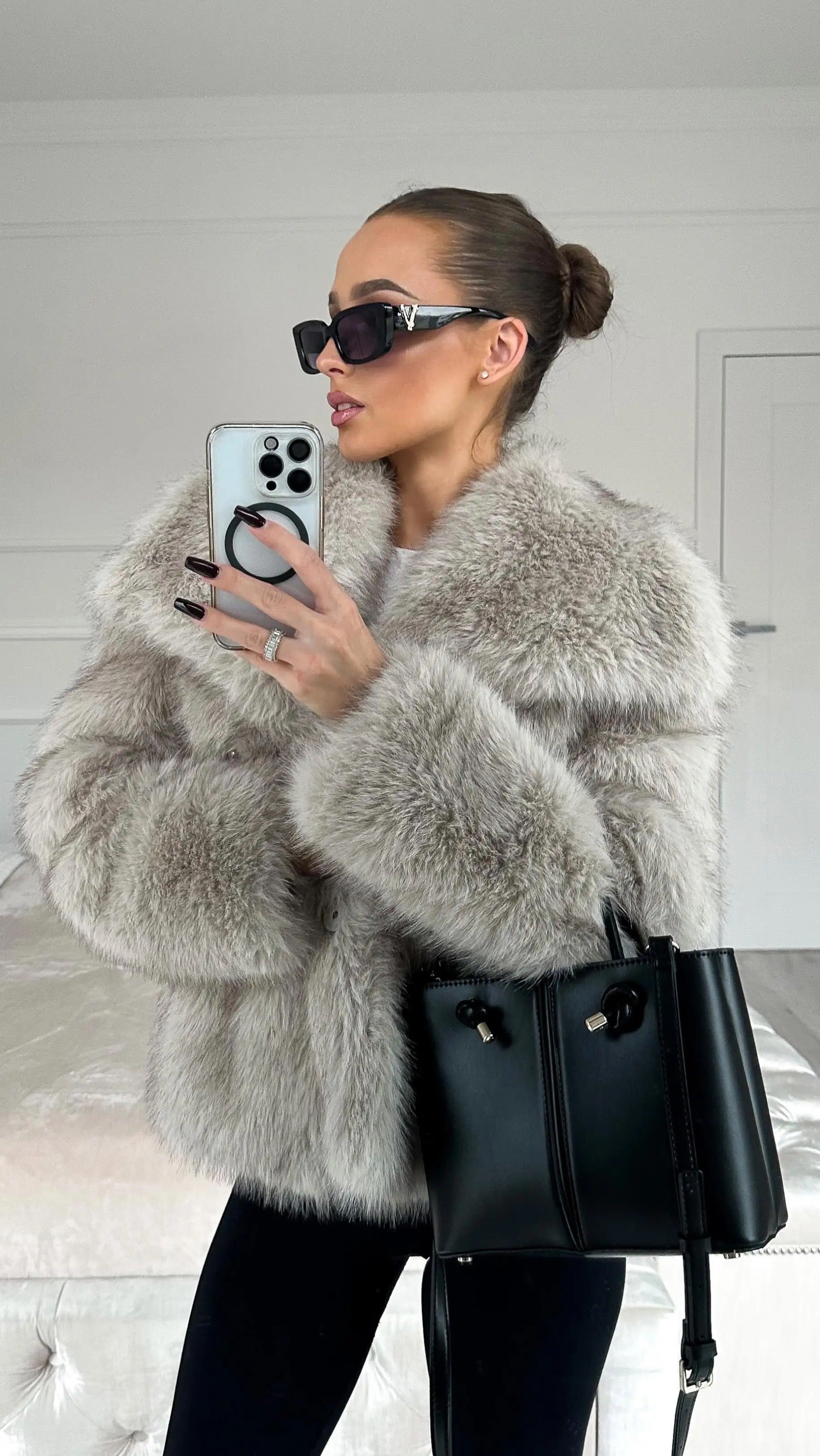 GIO ROSSI – CHIC FUR JACKET