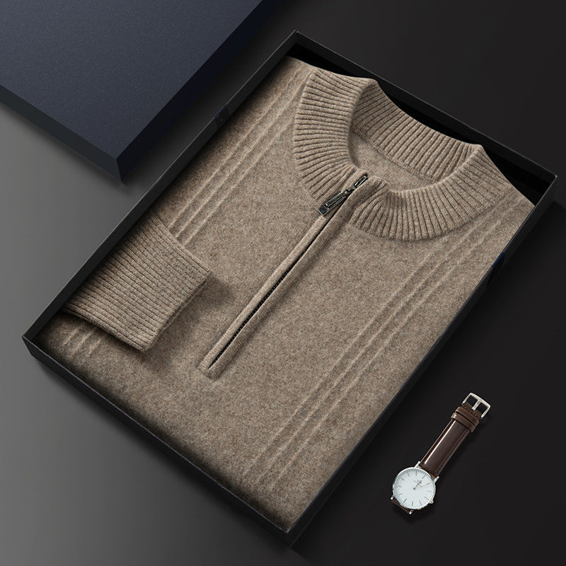 GIO ROSSI - CASHMERE HALF-ZIP