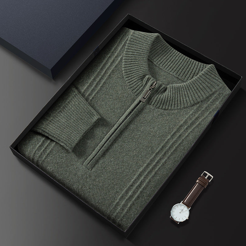 GIO ROSSI - CASHMERE HALF-ZIP