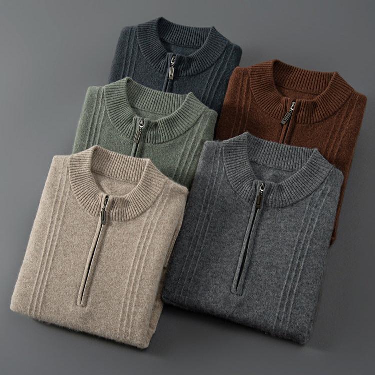 GIO ROSSI - CASHMERE HALF-ZIP