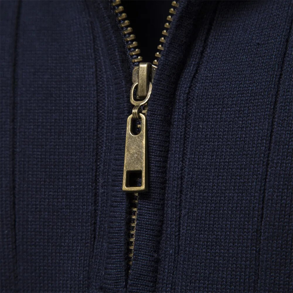 GIO ROSSI - QUARTER ZIP SWEATER