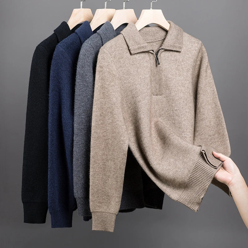 GIO ROSSI - CASHMERE SWEATER WITH LONG SLEEVES